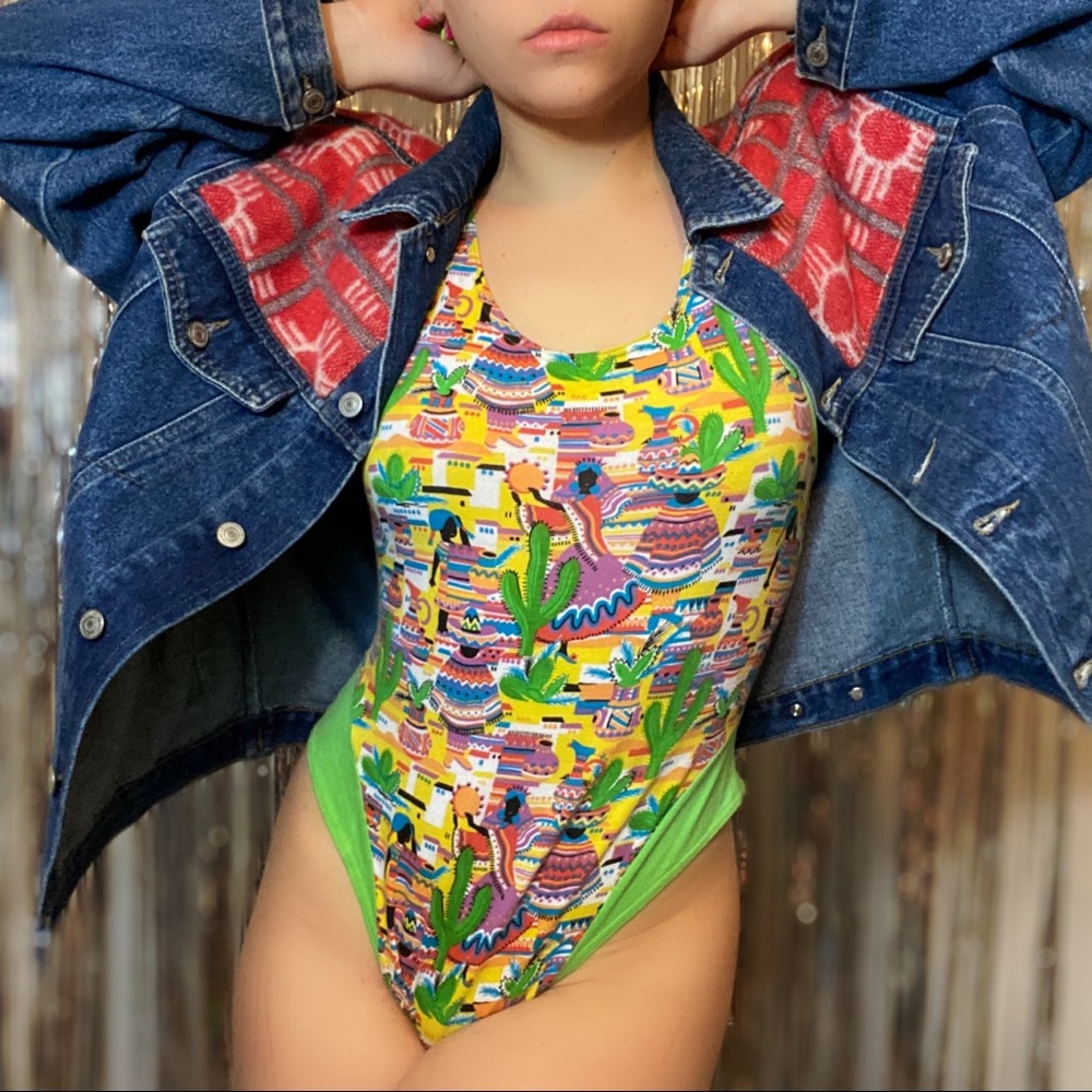 Vintage 90’s Southwestern Graphic Bodysuit